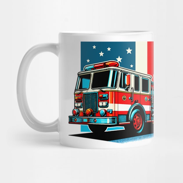 Fire Truck by Vehicles-Art